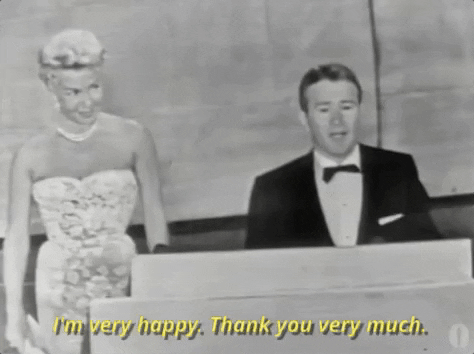 thank you very much oscars GIF by The Academy Awards