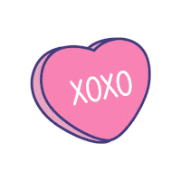 Pink Hearts Sticker by babauba