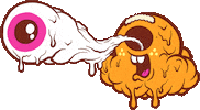 Eye Popping Sticker by Buff Monster