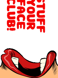 Kosher Food Stuff Your Face Sticker by srulymeyer