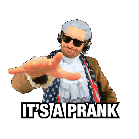 Joke Just Joking Sticker