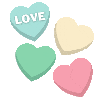 Love Hearts Sticker by NZ Collab