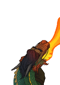 cinicgames fire rock dragon drago Sticker