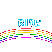 Rainbow Spinning Sticker by intelligentcycling