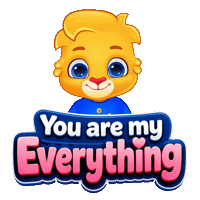 I Love You Heart Sticker by Lucas and Friends by RV AppStudios