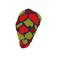 Rouvamusta Sticker by Piirre