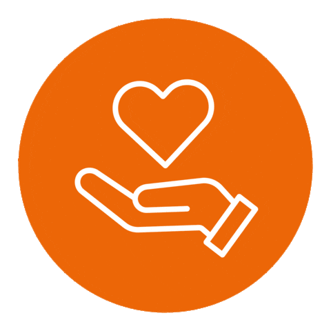 Logo Orange Sticker by VRBankFulda