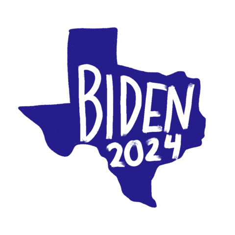 Joe Biden Texas Sticker by Creative Courage