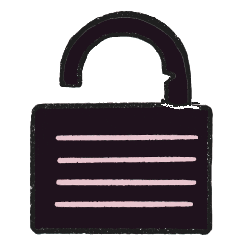 Lock Sticker by Plasma Republic