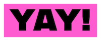 Pink And Yellow Sticker