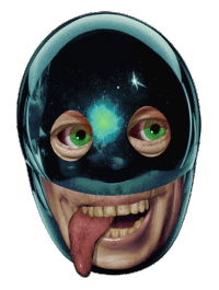 tongue wtf Sticker by Colin Raff