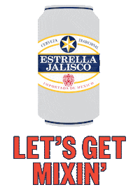 Day Of The Dead Beer Sticker by Estrella Jalisco