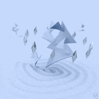 KarlJahnke 3d wave hungry religion GIF