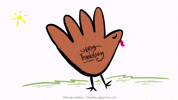 Thanksgiving Turkey GIF by OneSquigglyLine