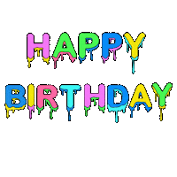 Happy Day Birthday Sticker