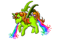 Rainbow Monster Sticker