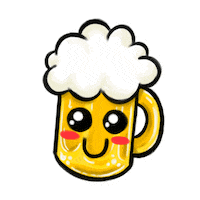 Beer Fruit Sticker
