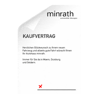autohausminrath auto autokauf vertrag minrath Sticker