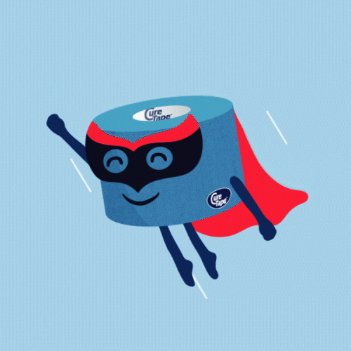 FysioTape superhero superman superheld tapy GIF