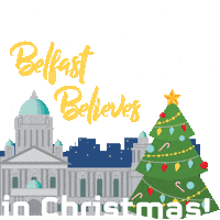 Belfast City Hall Sticker by Visit Belfast