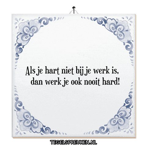 Humor Focus Sticker by Tegelspreuken.nl