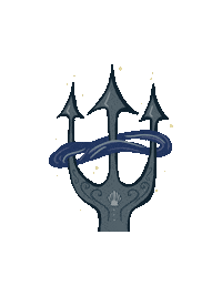 Ocean Trident Sticker