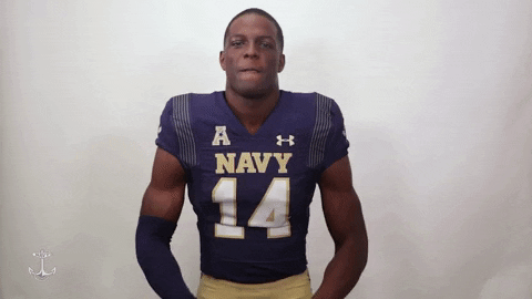 Navy Football GIF by Navy Athletics
