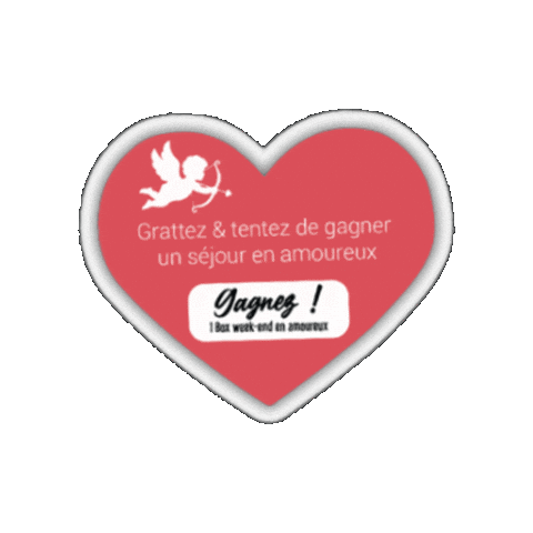 St Valentin Coeur Sticker