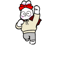 MRLB_AKJJ good power rabbit wonho Sticker