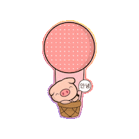 Flying Pig Fly Sticker by thenaturalmethod