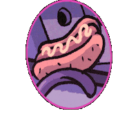 Hot Dog Neon Sticker by CUFF