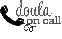 doulamoedergevoel phone pregnant birth labor Sticker