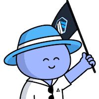 To The Moon Crypto Sticker by Kwantel