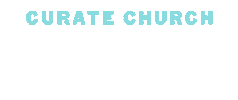 Curatechurch church keep it real curate i love jesus Sticker