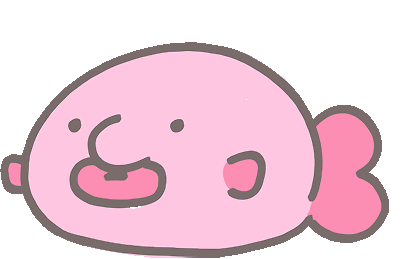 Blobfish Sticker by KdeeStix