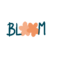 In Bloom Flower Sticker by Reyna