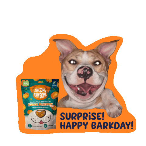 Happy Dog Sticker by Awesome Pawsome Treats