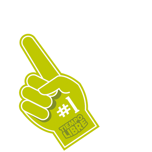 Numero 1 Sticker by Tiempo Libre Peru