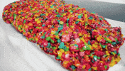 diy giant fruity pebbles krispies GIF by Guava Juice