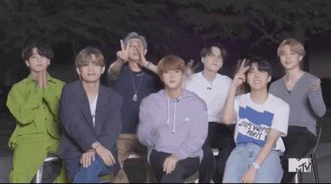 Bts GIF by 2020 MTV Video Music Awards