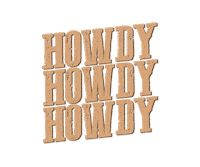 Country Howdy Sticker by Jon Langston