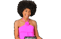 Clica Aqui Cacheada Sticker by Salon Line