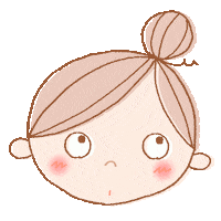 Torico girl kawaii face doodle Sticker