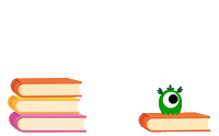 teachyourmonster monster reading teach teachyourmonster Sticker