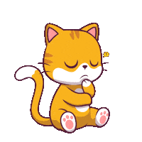 Cat Think Sticker by CATECOIN