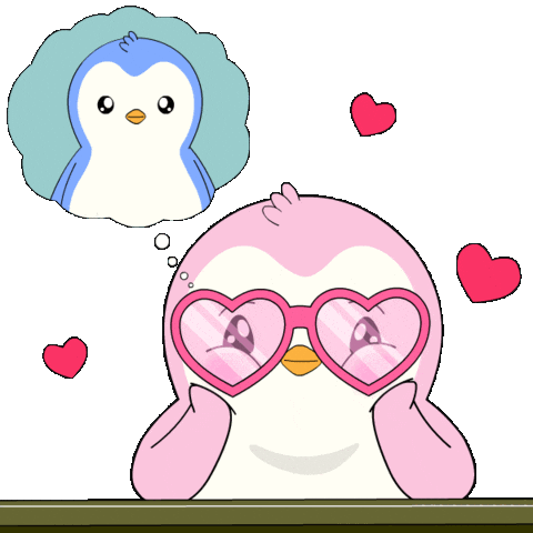 Miss You Sigh Sticker by Pudgy Penguins