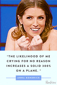 purewow sad crying flying anna kendrick GIF