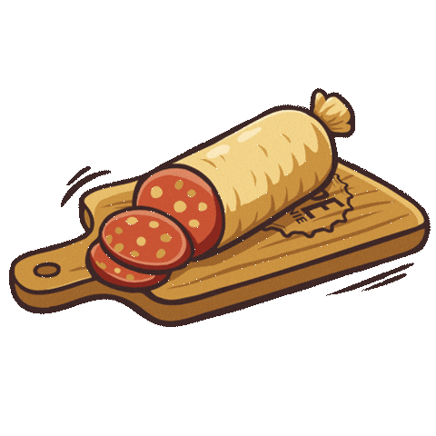 Snacks Sausage Sticker by Chope & Compagnie