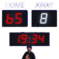 8 Away Sticker