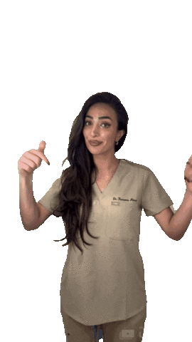 drroxanna point pointing down botox Sticker